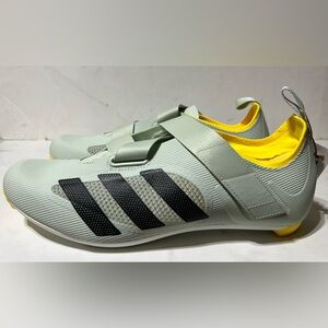 ($150) Adidas The Indoor Cycling Shoe Mens 9.5 / Womens 10.5 Green Yellow GX1668